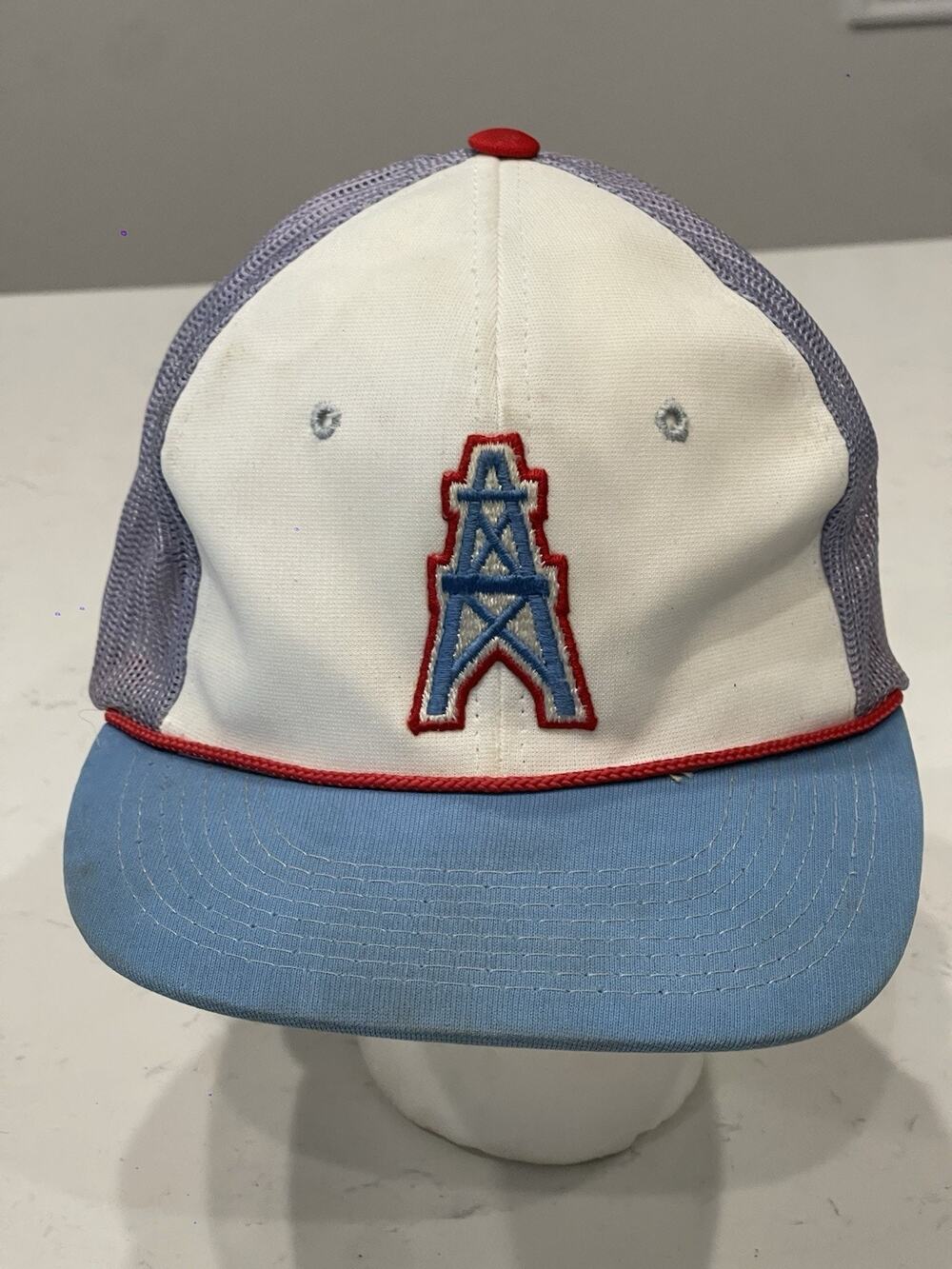 Vintage Houston Oilers Sports Specialties Snapback Trucker Hat Cap